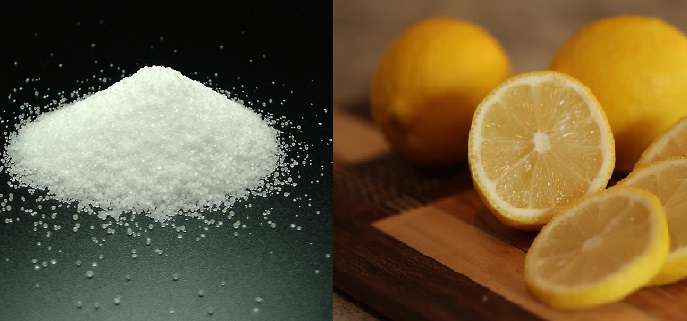 szódabikarbóna és citromlé